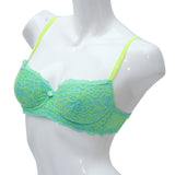 34B توين سات صدرية بالكوني لون أصفر مخضر مقاس