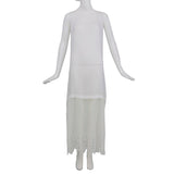 Twinset Sleeveless Dress White Small