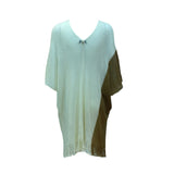 Twinset Knitted Cape Ivory/Sandstone O/S Size O/S Ivory/Sandstone