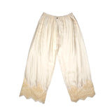 Twin Set Pants Cream Size Medium
