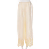 Twin Set Pants Cream Size Medium
