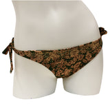 Twinset Bikini Thong Floral Print Green Amazzonia