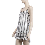 Twinset Striped Twill Shorts