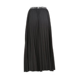 تنورة Twinset نسائية ذات شعار ميدي مطوي