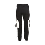 بنطلون أسود بشريط شعار للسيدات من Twinset