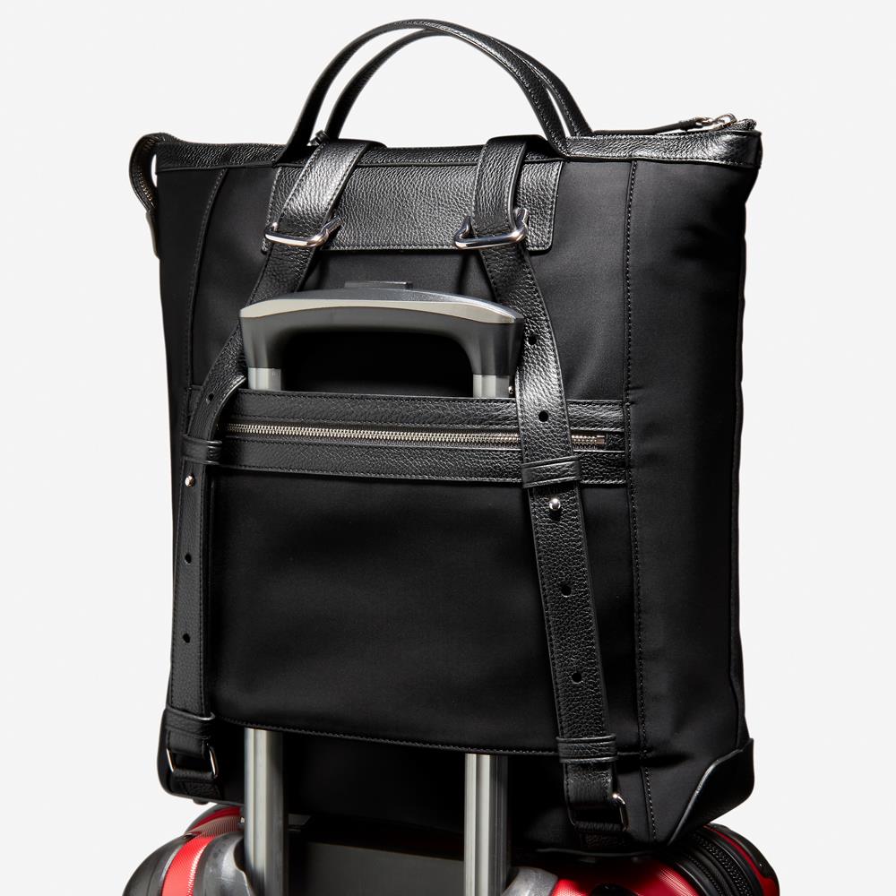cole haan grand ambition mini backpack Convertible Solid Leather Bluefly The shoulder straps help keep the things in place and add to the structure. Backpack Bags Cole Haan Black