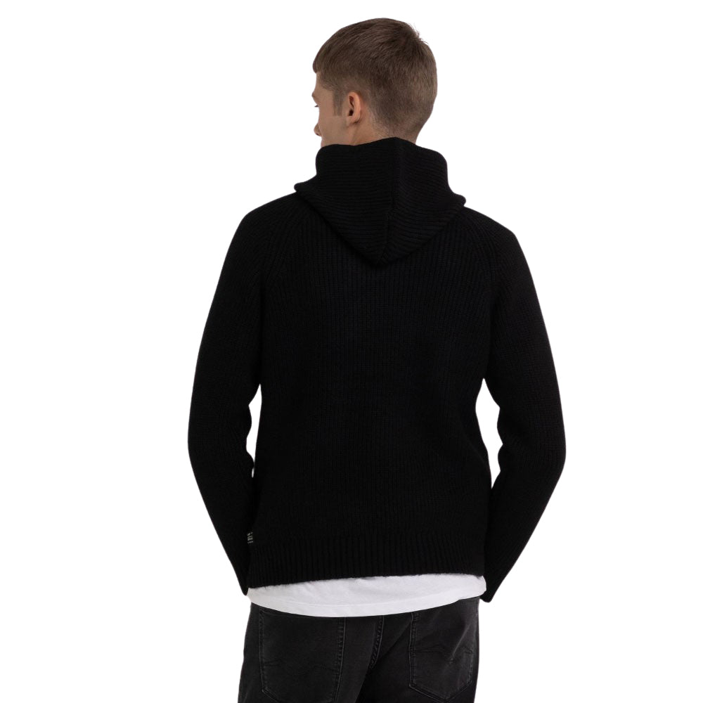 Recycled Wool sweater with Hood