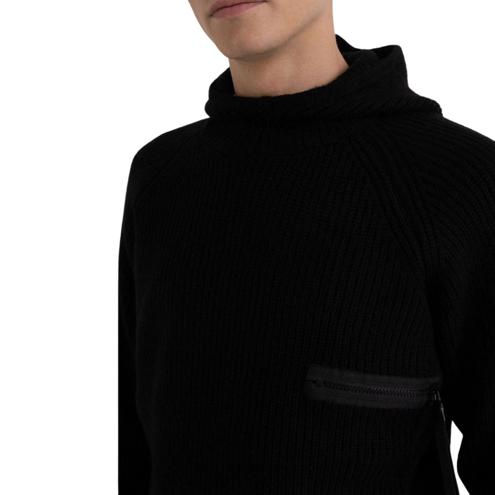 Recycled Wool sweater with Hood