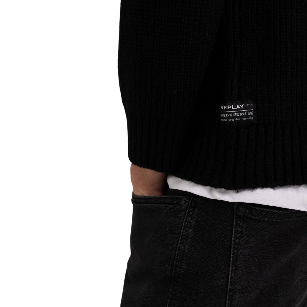 Recycled Wool sweater with Hood