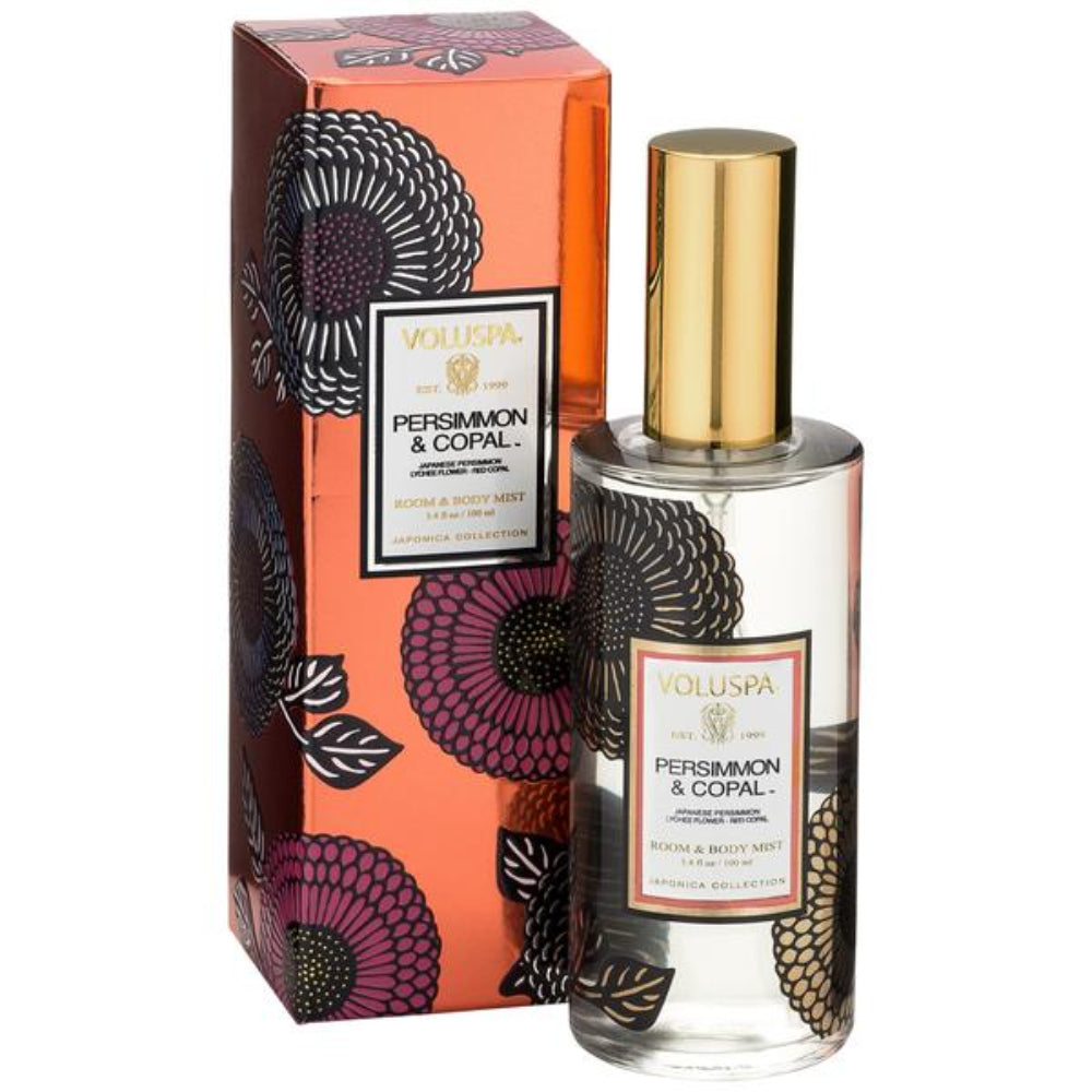 Voluspa Persimmon And Copal Room And Body Mist | Fragrance Voluspa Persimmon And Copal Room And Body Mist | Fragrance