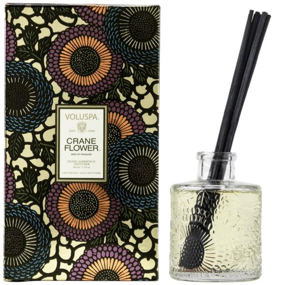 Voluspa Limited Edition Crane Flower Home Ambience Diffuser | Diffuser Voluspa Limited Edition Crane Flower Home Ambience Diffuser | Diffuser