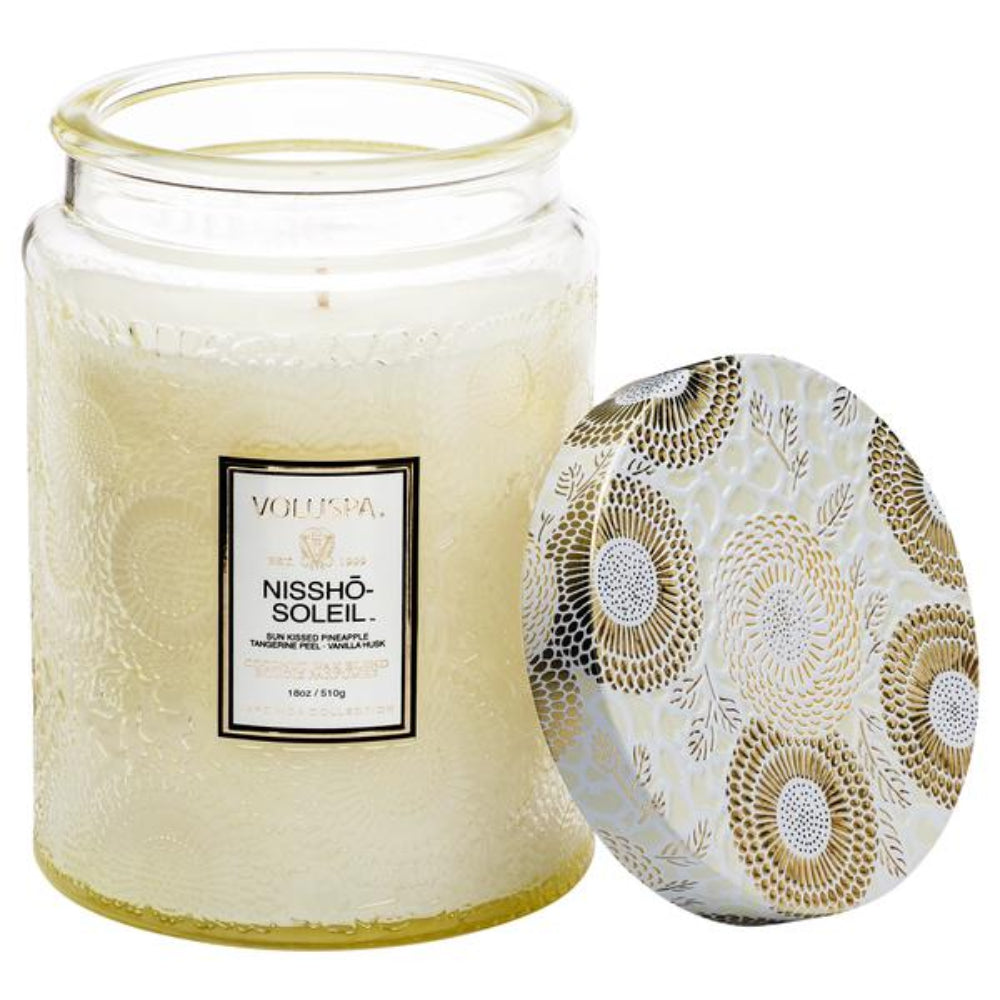 Voluspa Nissho Soleil Glass Jar Candle | Candle | Home Candle | Linen Candle Voluspa Nissho Soleil Glass Jar Candle | Candle | Home Candle | Linen Candle