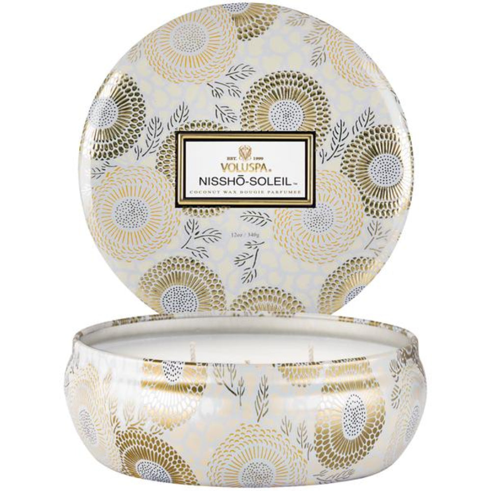 Voluspa Nissho Soleil 3 Wick Candle | Candle | Home Candle | Linen Candle Voluspa Nissho Soleil 3 Wick Candle | Candle | Home Candle | Linen Candle