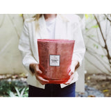 Voluspa Persimmon And Copal 123 Oz Hearth Candle With Lid/Tray