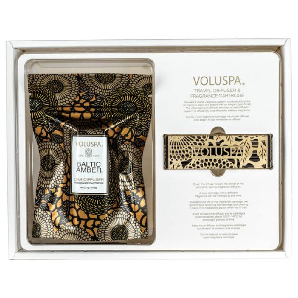 Voluspa Baltic Amber Travel Diffuser | Fragrance Voluspa Baltic Amber Travel Diffuser | Fragrance