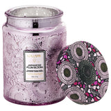 Voluspa Japanese Plum Bloom Large Glass Jar Candle