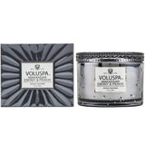 Voluspa Boxed Makassar Ebony & Peach -Corta Maison Candle With Lid