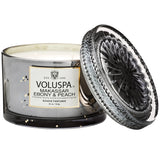 Voluspa Boxed Makassar Ebony & Peach -Corta Maison Candle With Lid