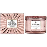 Voluspa Boxed Sparkling Rose -Corta Maison Candle With Lid