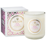 Voluspa Pink Citron Classic Maison Candle