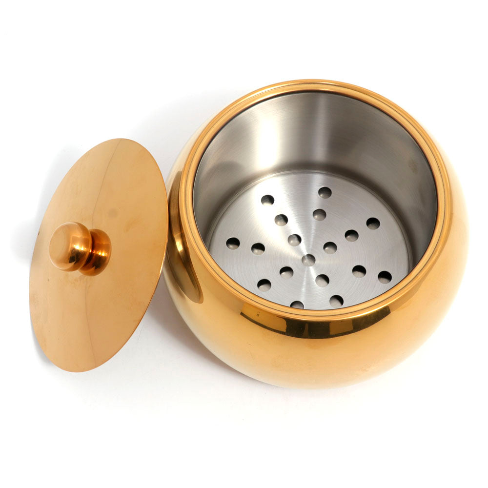 Sambonet Sphera Cognac Bar Selection Insulated Ice Bucket | Accessories Sambonet Sphera Cognac Bar Selection Insulated Ice Bucket | Accessories