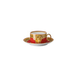 Versace Medusa Amplified Golden Coin Cup And Saucer, Size 0.20L