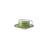 Versace Signum Fern Cup And Saucer, Size 0.26L