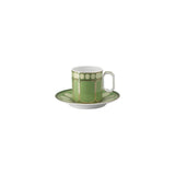Versace Signum Fern Cup And Saucer, Size 0.18L