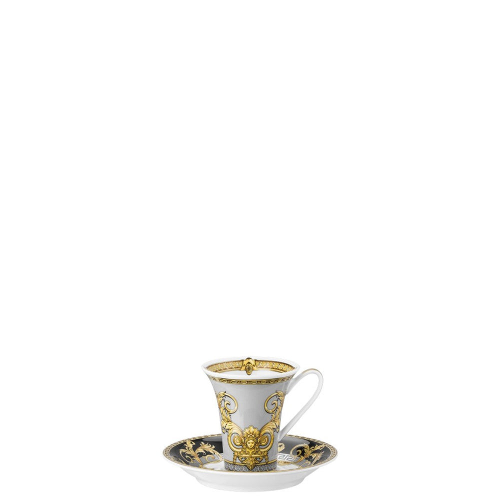 Versace Prestige Gala Cups and Saucers Set of 6 | Drinkware Versace Prestige Gala Cups and Saucers Set of 6 | Drinkware