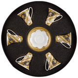 Versace I Love Baroque Cups and Saucers Set of 6