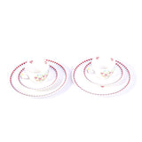 Hutschenreuther Set 6 PcsÂ  Hearts ColouredÂ  Red