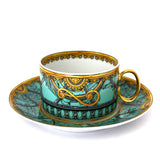 Versace Scala Palazzo Verde Cup And Saucer 4 Low
