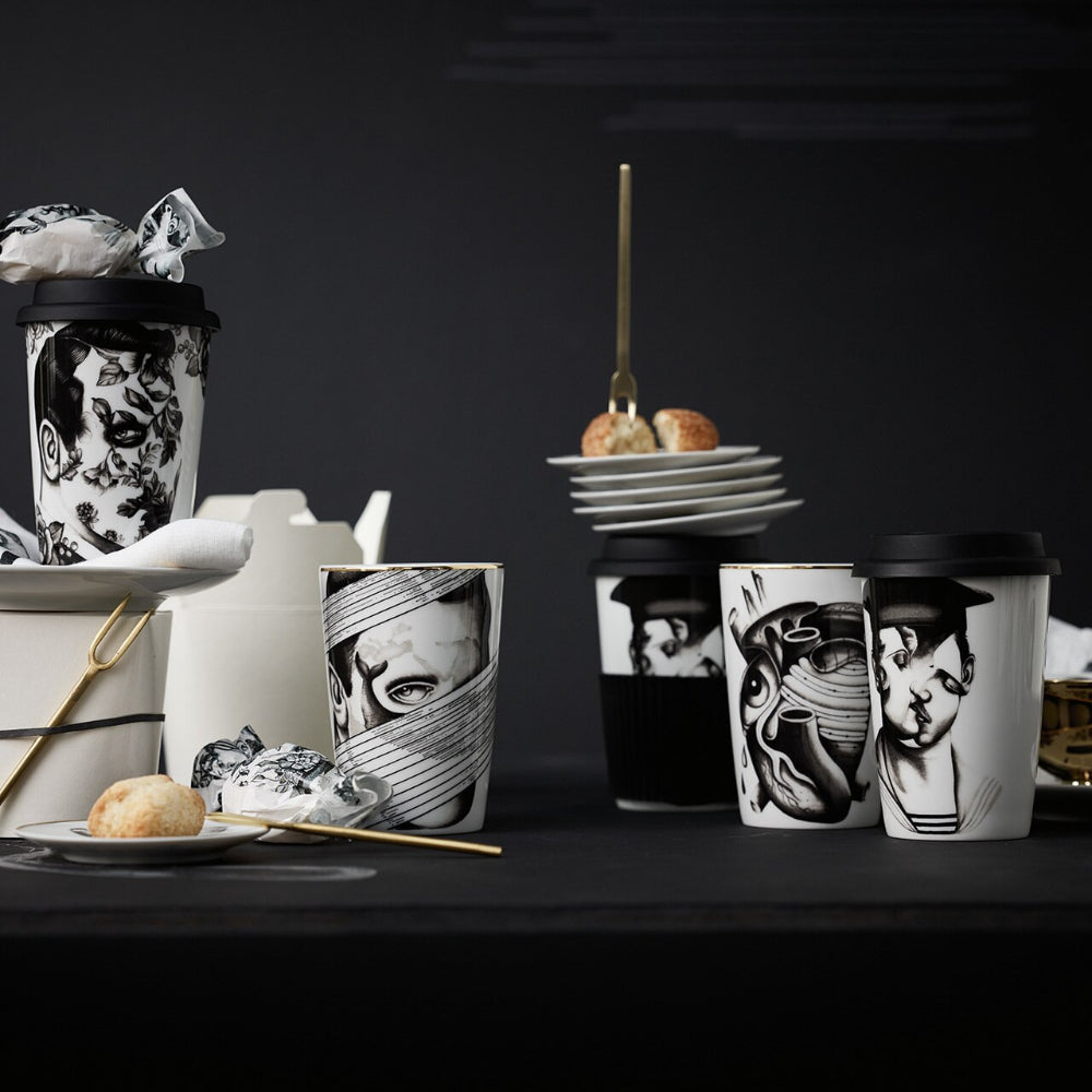 Rosenthal Cilla Marea Pattern 4 Travel Mug | Drinkware Rosenthal Cilla Marea Pattern 4 Travel Mug | Drinkware