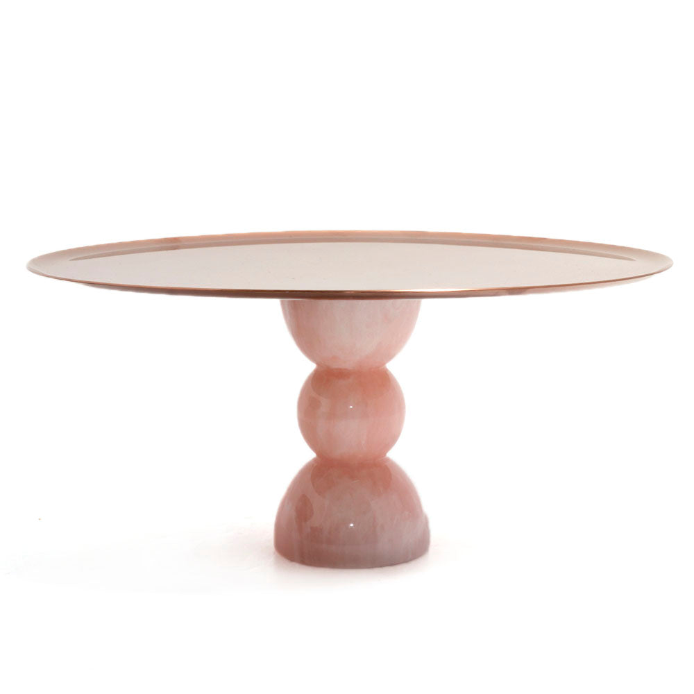 Sambonet Madame Rum Base Resin Stand Pink Onyx | Accessories Sambonet Madame Rum Base Resin Stand Pink Onyx | Accessories
