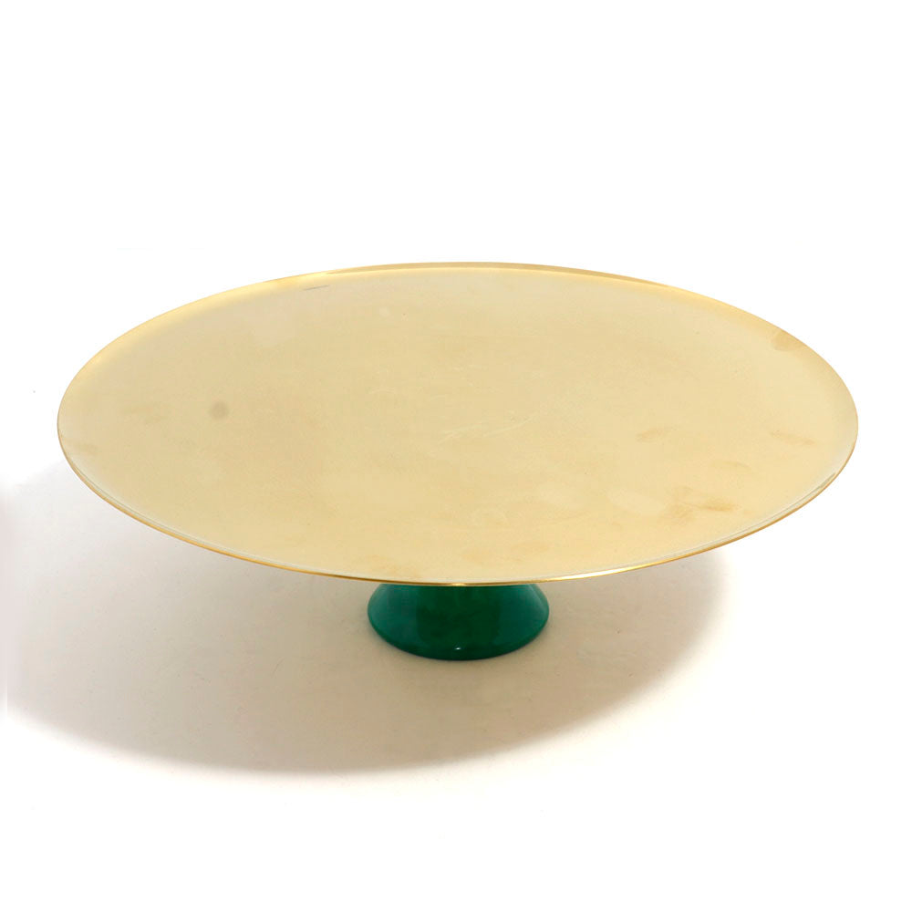 Sambonet Madame Gold Base Resin Stand Green Malachite | Accessories Sambonet Madame Gold Base Resin Stand Green Malachite | Accessories