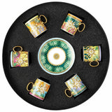 Versace Jungle Animalier Set of 6 Espresso Cup & Saucer