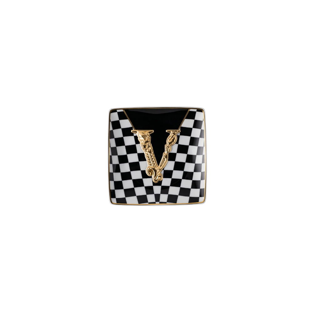 Versace Virtus Bowl Square Flat, Size 12 Cm | Home and Furniture Home Table Top | Plate Versace Virtus Bowl Square Flat, Size 12 Cm | Home and Furniture Home Table Top | Plate