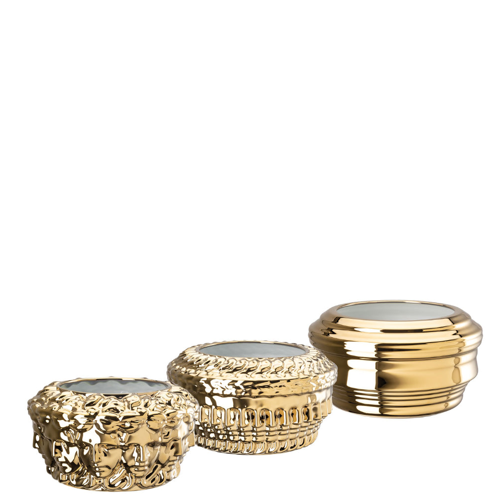 Versace Euphoria Limited Set of 3 Vases Gold | EID2023 | Vase Versace Euphoria Limited Set of 3 Vases Gold | EID2023 | Vase