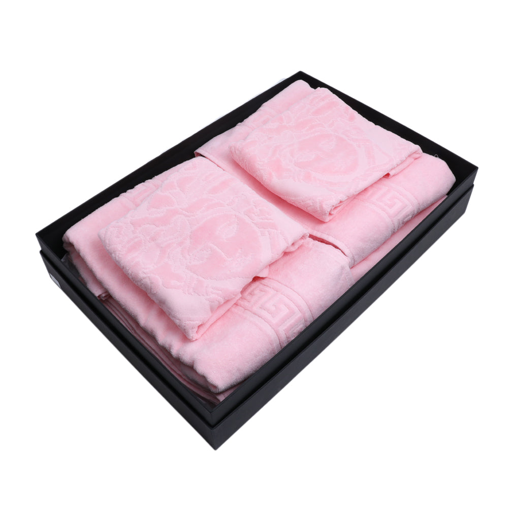 Versace Bath Set Pink | Towel Versace Bath Set Pink | Towel