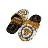 Versace Bath Slippers White-Gold-Balck