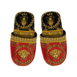 Versace Bath Slippers Red-Gold-Black