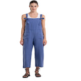 Relaxed Fit Linen Overalls