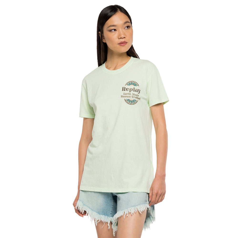 Replay Women's Earth Made Slim T-Shirt