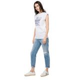 Replay Off Grid T-Shirt With Cap Sleeves