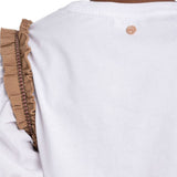 Jersey T-shirt with Ruffles