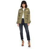 Cotton And Linen Army Jacket