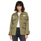 Cotton And Linen Army Jacket
