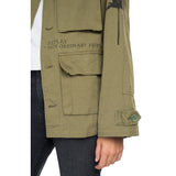 Cotton And Linen Army Jacket
