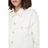 Replay Women's Denim Crop Jacket With Embroidery