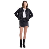Replay Women's Denim Jacket With Jewel Button